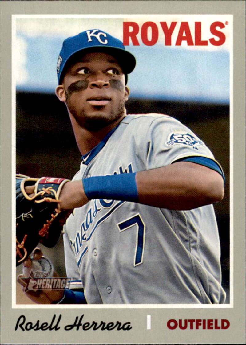 2019 Topps Heritage Baseball  #266 Rosell Herrera  Kansas City Royals  V92539 Image 1