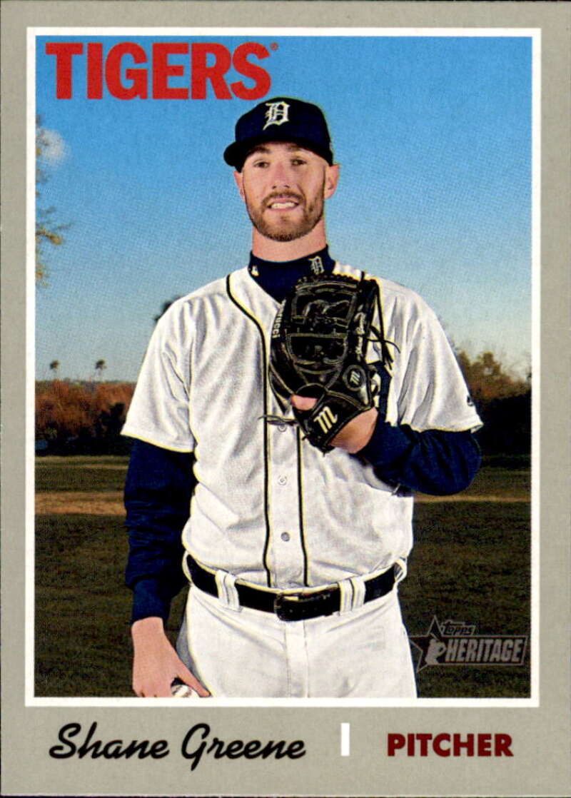 2019 Topps Heritage Baseball  #269 Shane Greene  Detroit Tigers  V92540 Image 1