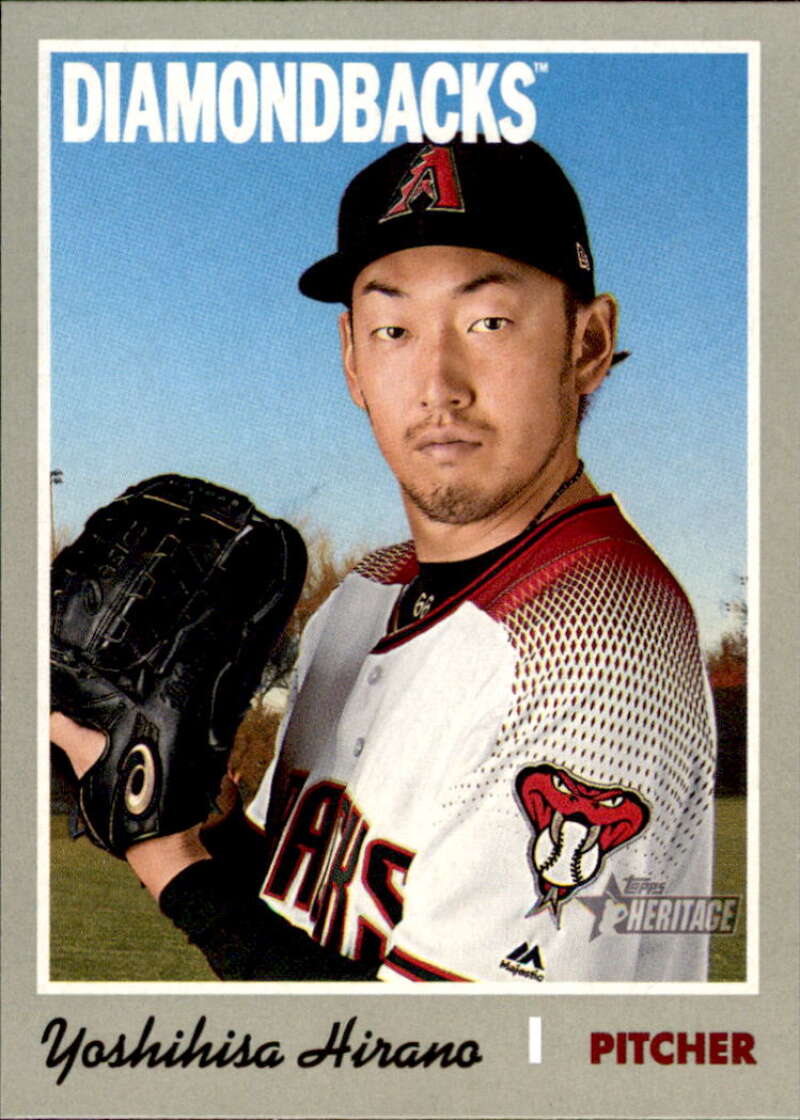 2019 Topps Heritage Baseball  #275 Yoshihisa Hirano  Arizona Diamondbacks  V92543 Image 1