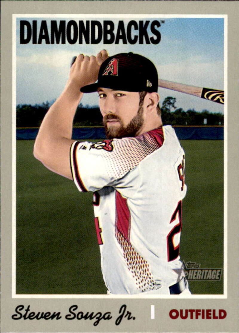 2019 Topps Heritage Baseball  #292 Steven Souza Jr. Diamondbacks  V92552 Image 1