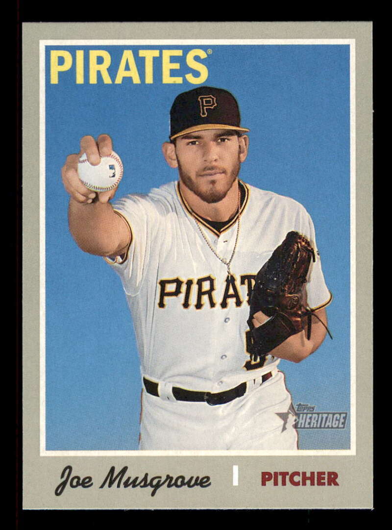 2019 Topps Heritage Baseball  #344 Joe Musgrove  Pittsburgh Pirates  V92569 Image 1