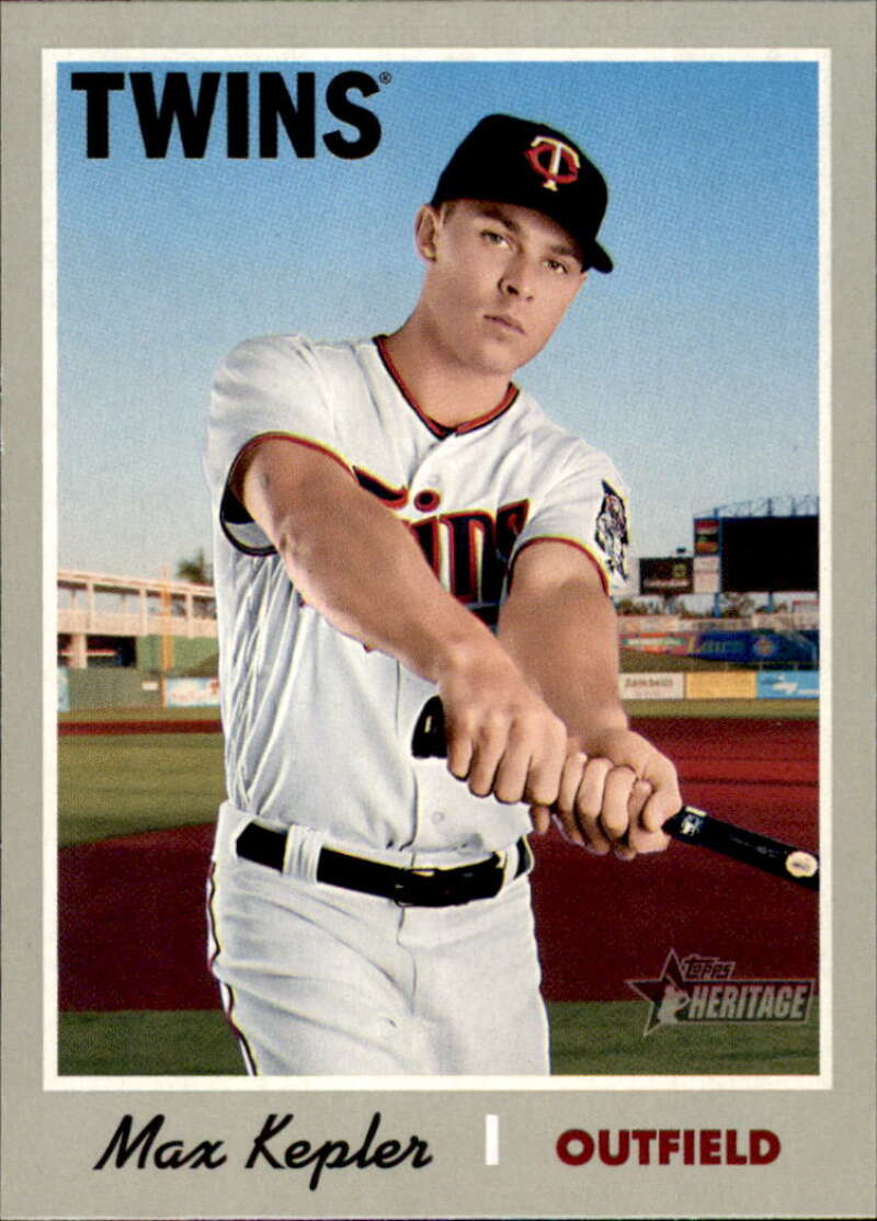 2019 Topps Heritage Baseball  #378 Max Kepler  Minnesota Twins  V92573 Image 1