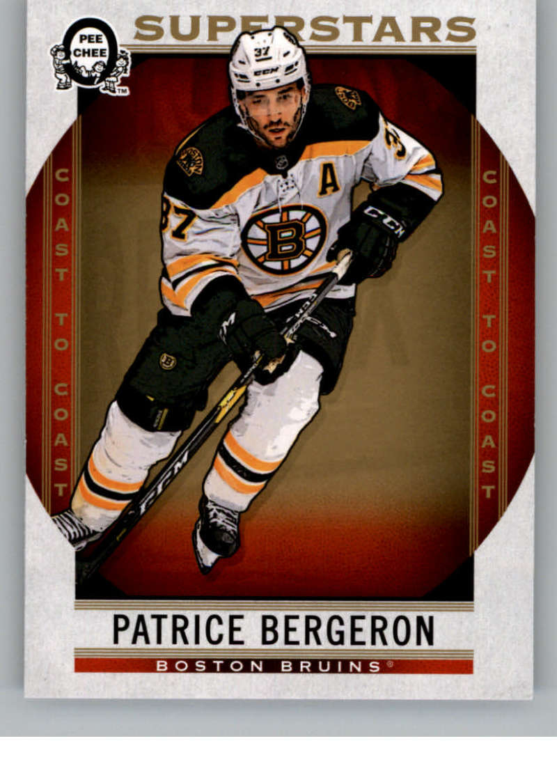 2018-19 OPC Coast to Coast  #118 Patrice Bergeron  SP Boston Bruins  V93341 Image 1