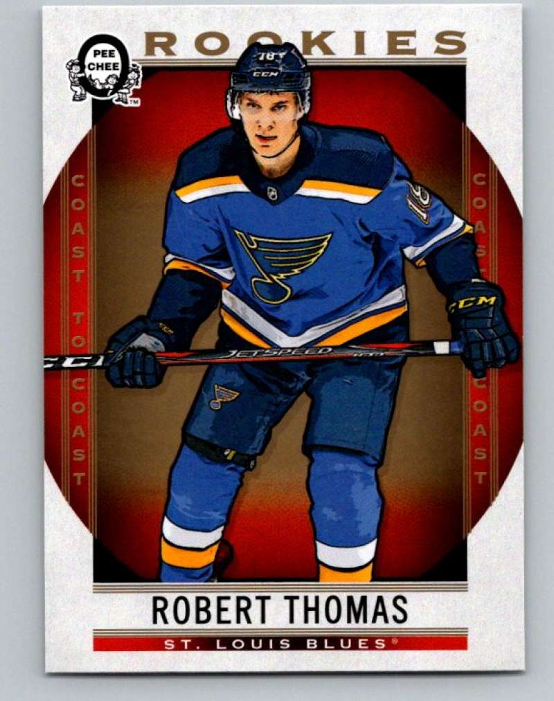 2018-19 OPC Coast to Coast  #153 Robert Thomas  RC Rookie SP Blues  V93357 Image 1