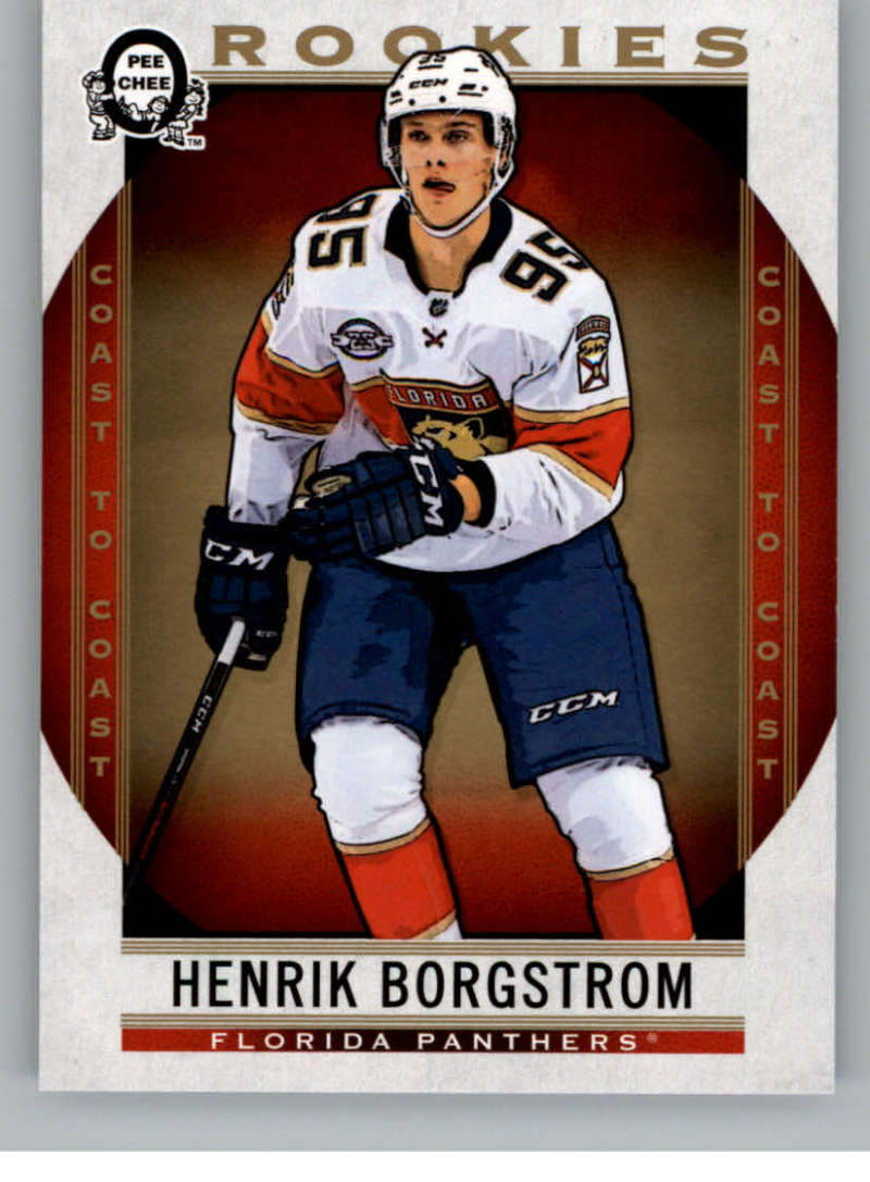 2018-19 OPC Coast to Coast  #154 Henrik Borgstrom  RC Rookie SP Panthers  V93358 Image 1