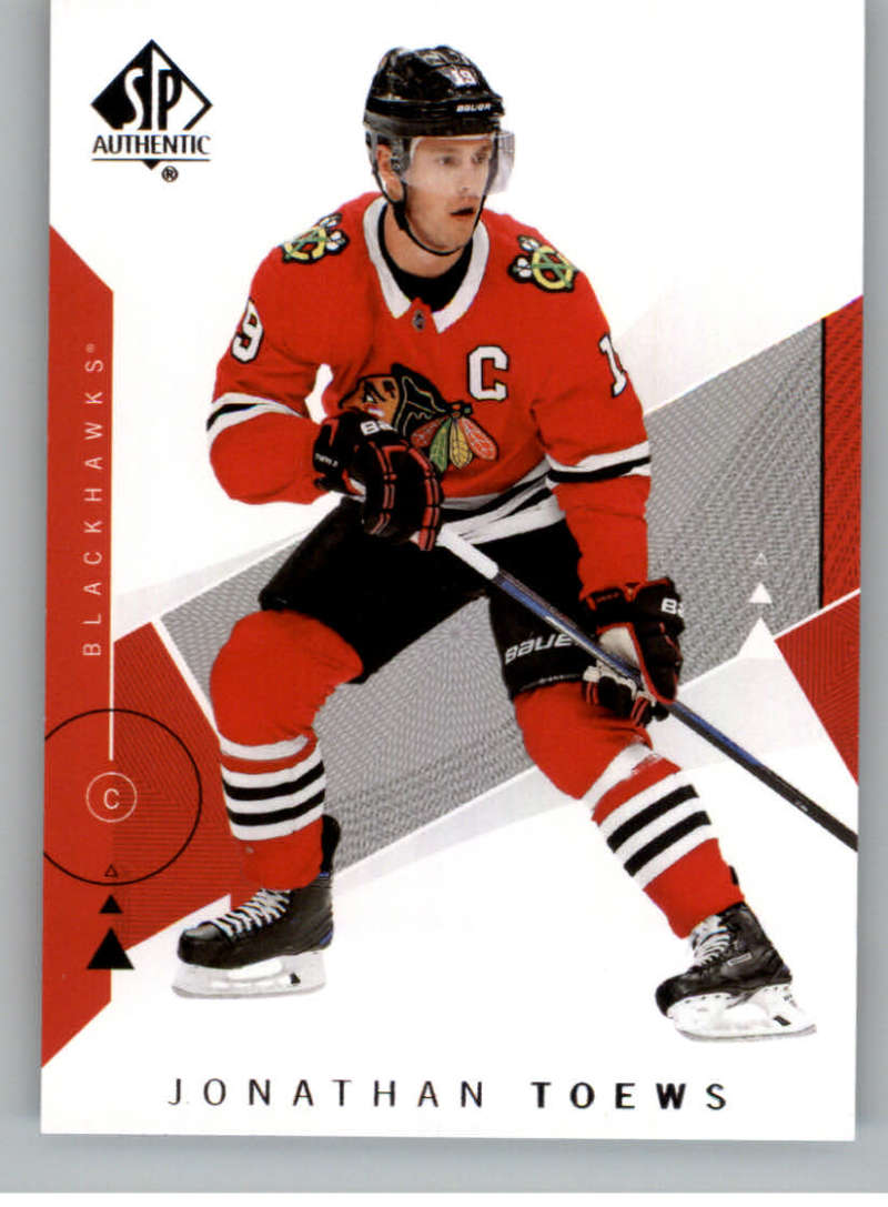 2018-19 SP Authentic #5 Jonathan Toews  Chicago Blackhawks  V93382 Image 1