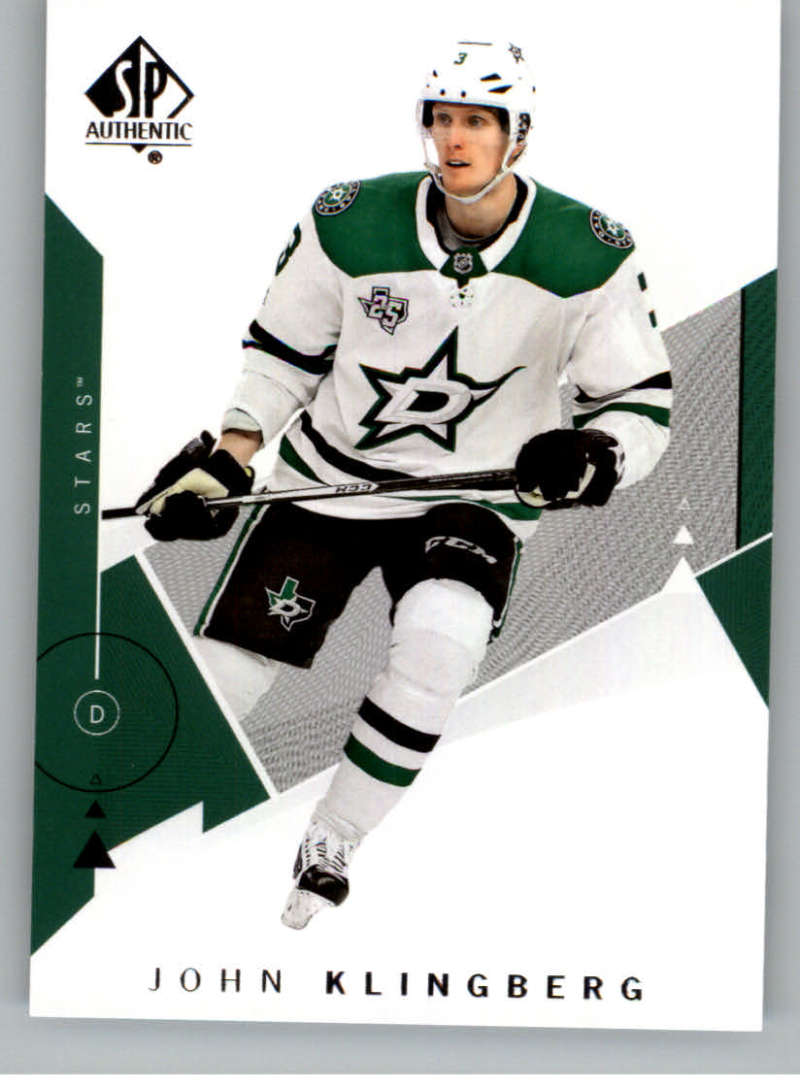 2018-19 SP Authentic #18 John Klingberg  Dallas Stars  V93394 Image 1