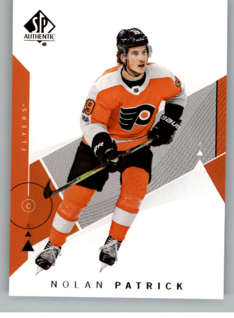 2018-19 SP Authentic #38 Nolan Patrick  Philadelphia Flyers  V93415 Image 1