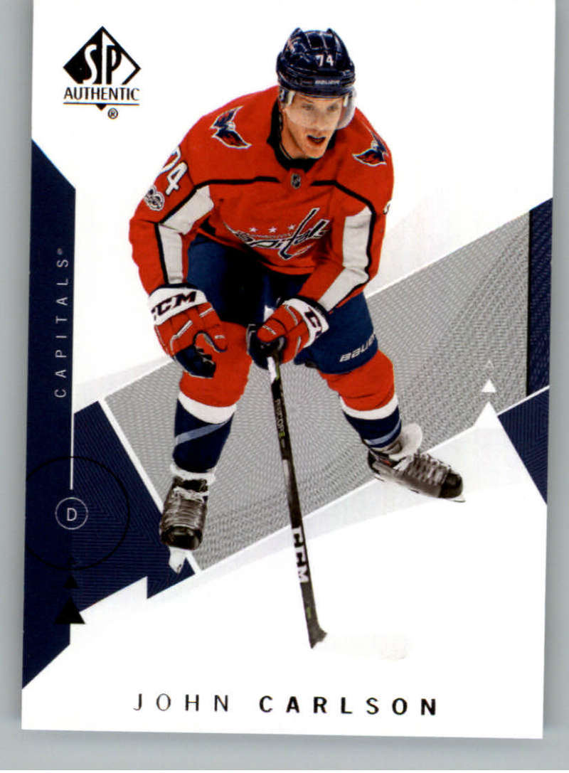 2018-19 SP Authentic #51 John Carlson  Washington Capitals  V93433 Image 1