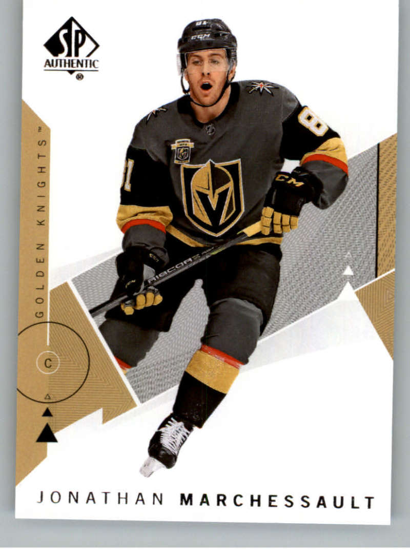 2018-19 SP Authentic #52 Jonathan Marchessault  Vegas Golden Knights  V93434 Image 1