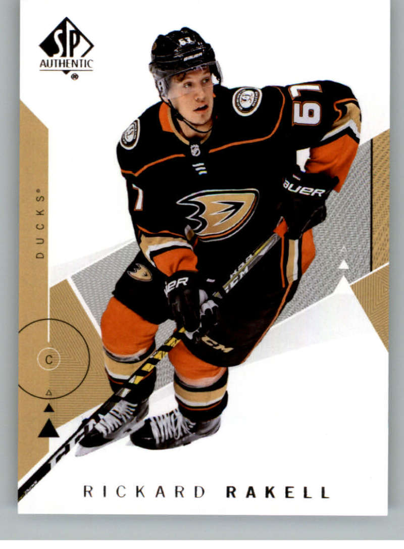 2018-19 SP Authentic #58 Rickard Rakell  Anaheim Ducks  V93440 Image 1