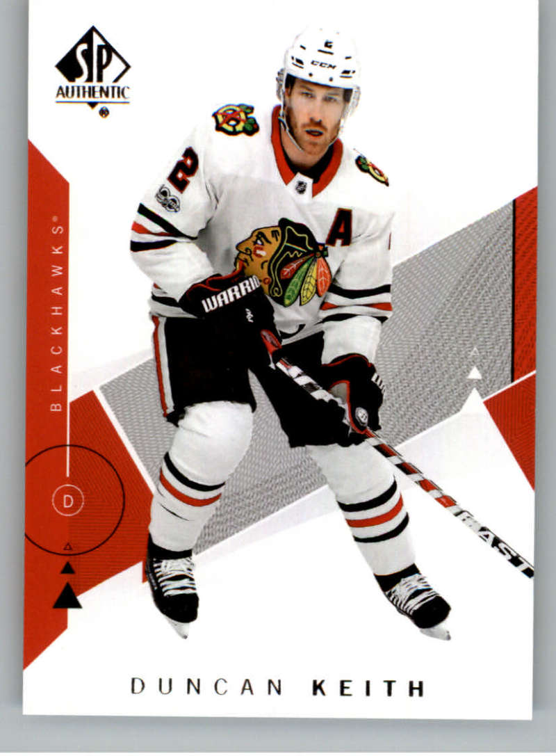 2018-19 SP Authentic #82 Duncan Keith  Chicago Blackhawks  V93473 Image 1