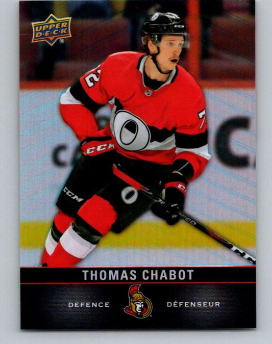 2019-20 Upper Deck Tim Hortons #103 Thomas Chabot  Ottawa Senators  Image 1