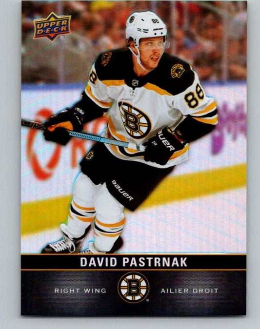 2019-20 Upper Deck Tim Hortons #105 David Pastrnak  Boston Bruins  Image 1