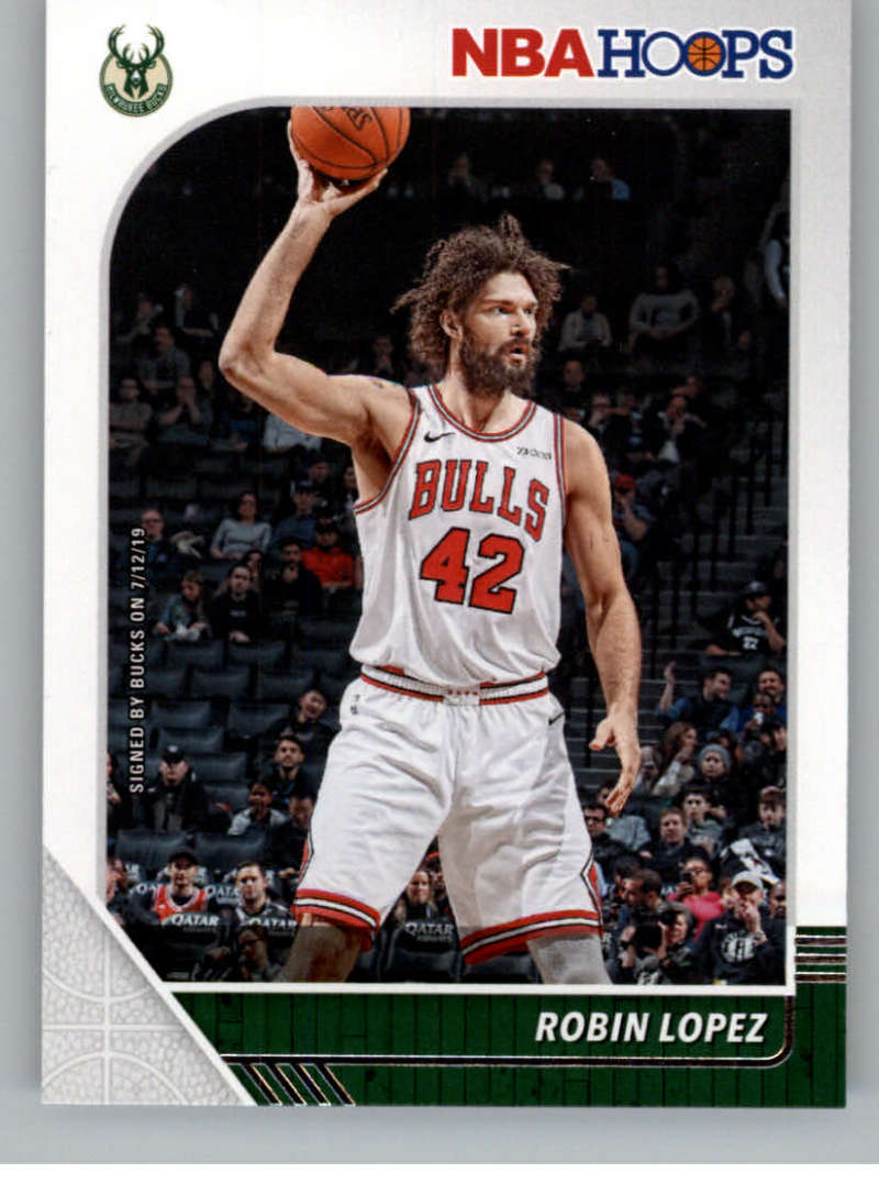 2019-20 Panini Hoops #31 Robin Lopez  Milwaukee Bucks  V89490 Image 1