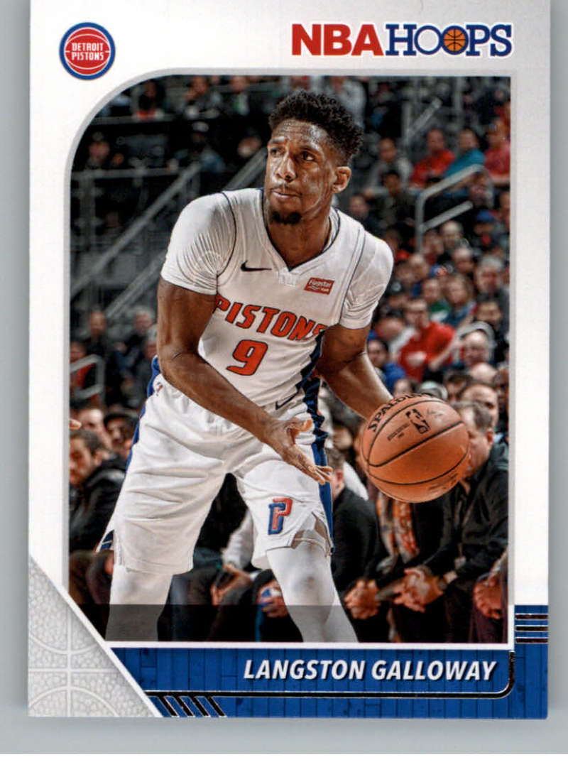 2019-20 Panini Hoops #56 Langston Galloway  Detroit Pistons  V89506 Image 1