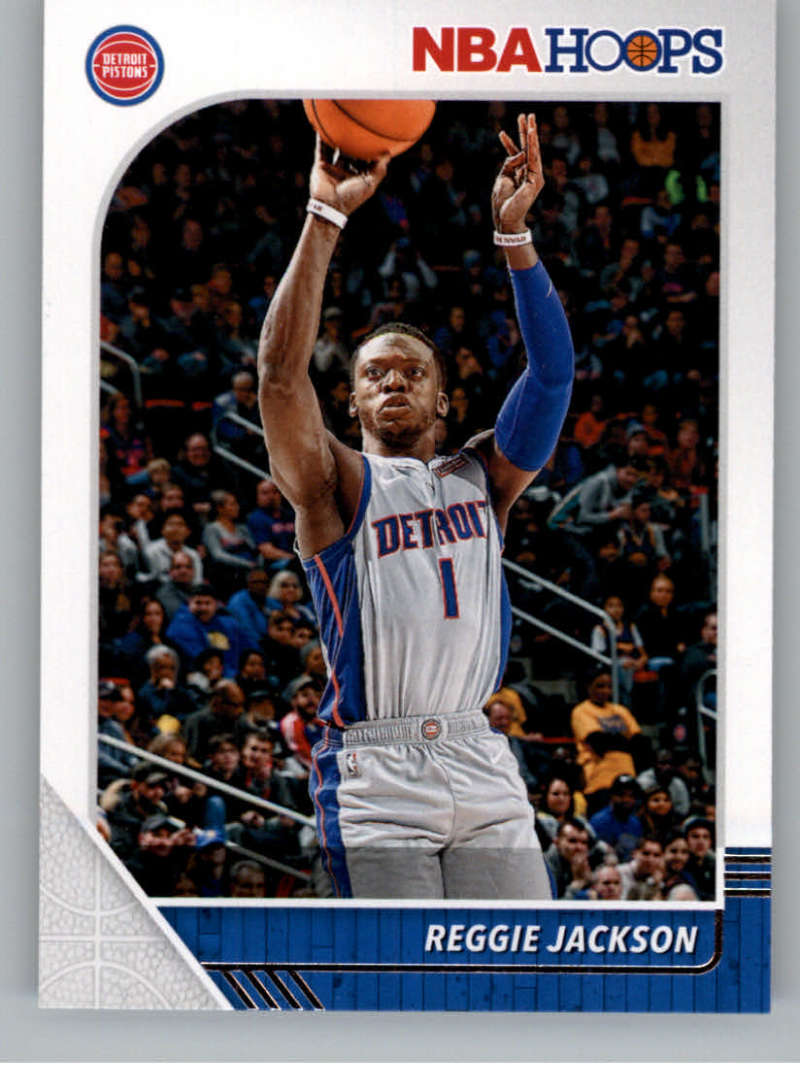 2019-20 Panini Hoops #57 Reggie Jackson  Detroit Pistons  V89508 Image 1