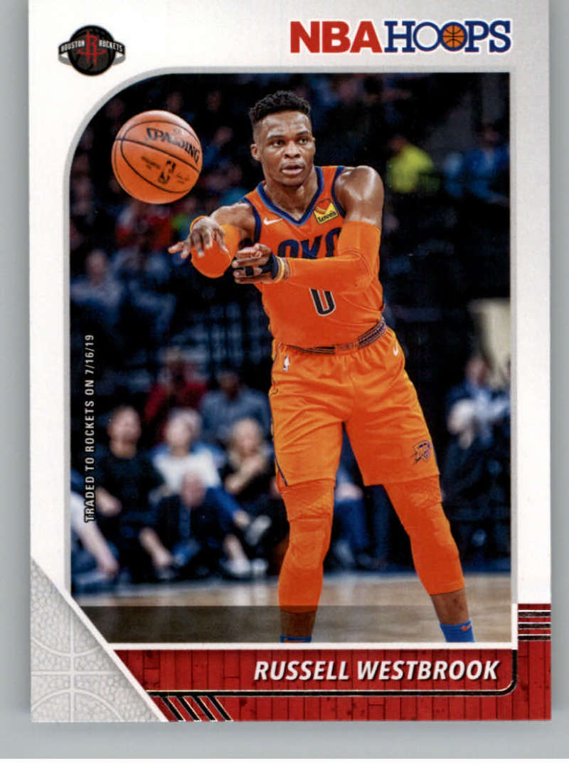 2019-20 Panini Hoops #129 Russell Westbrook  Houston Rockets  V89566 Image 1