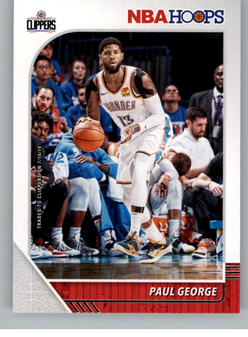 2019-20 Panini Hoops #132 Paul George  Los Angeles Clippers  V89567 Image 1
