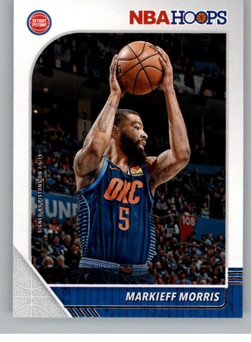 2019-20 Panini Hoops #136 Markieff Morris  Detroit Pistons  V89569 Image 1