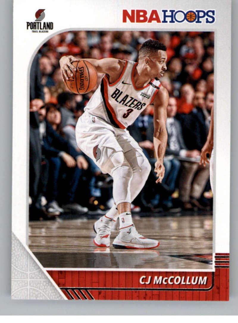 2019-20 Panini Hoops #158 CJ McCollum  Portland Trail Blazers  V89589 Image 1