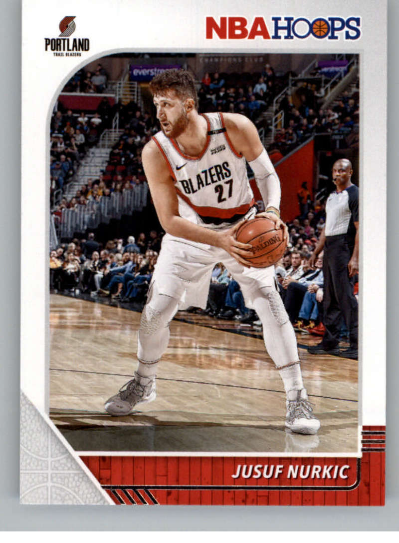 2019-20 Panini Hoops #162 Jusuf Nurkic  Portland Trail Blazers  V89591 Image 1