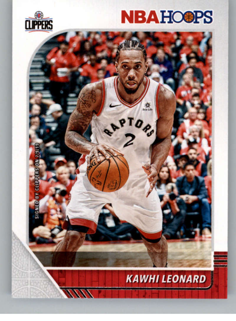 2019-20 Panini Hoops #177 Kawhi Leonard  Los Angeles Clippers  V89603 Image 1
