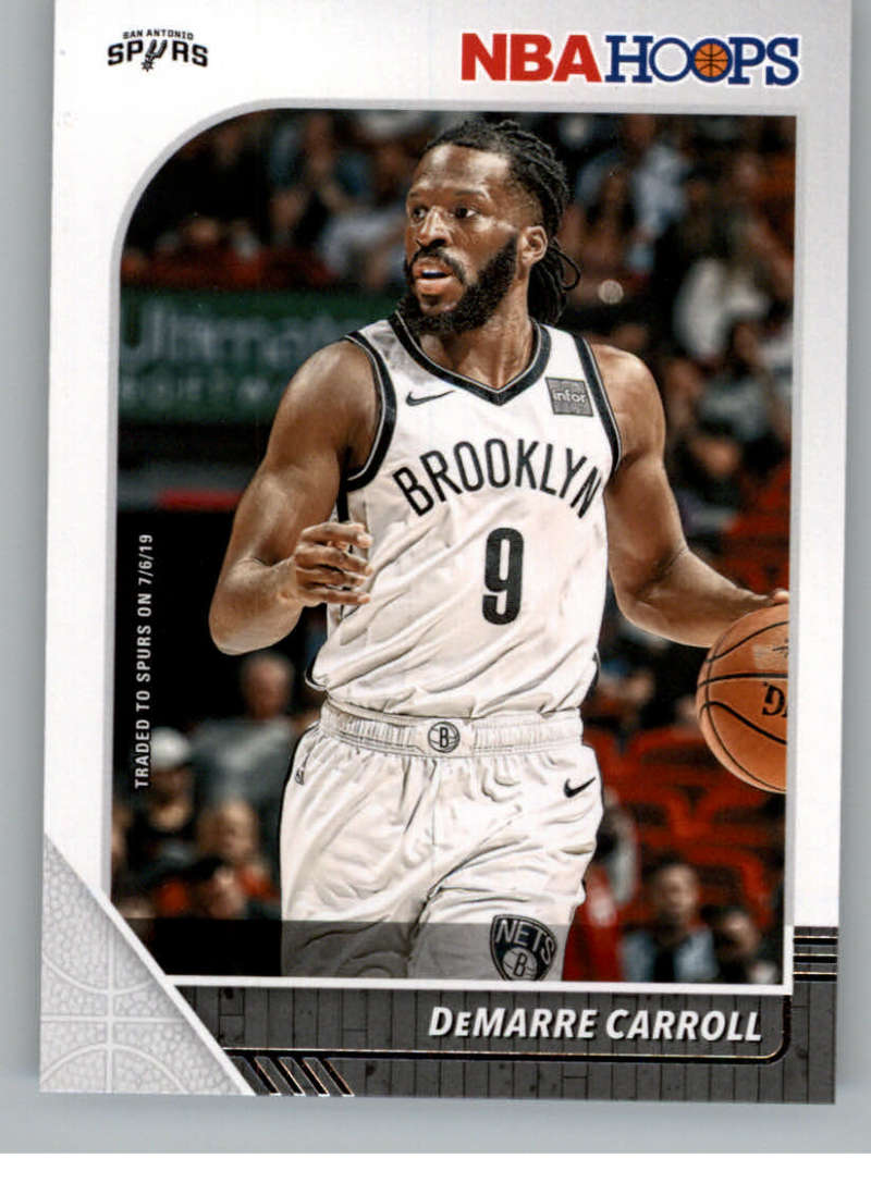 2019-20 Panini Hoops #262 DeMarre Carroll  San Antonio Spurs  V89625 Image 1