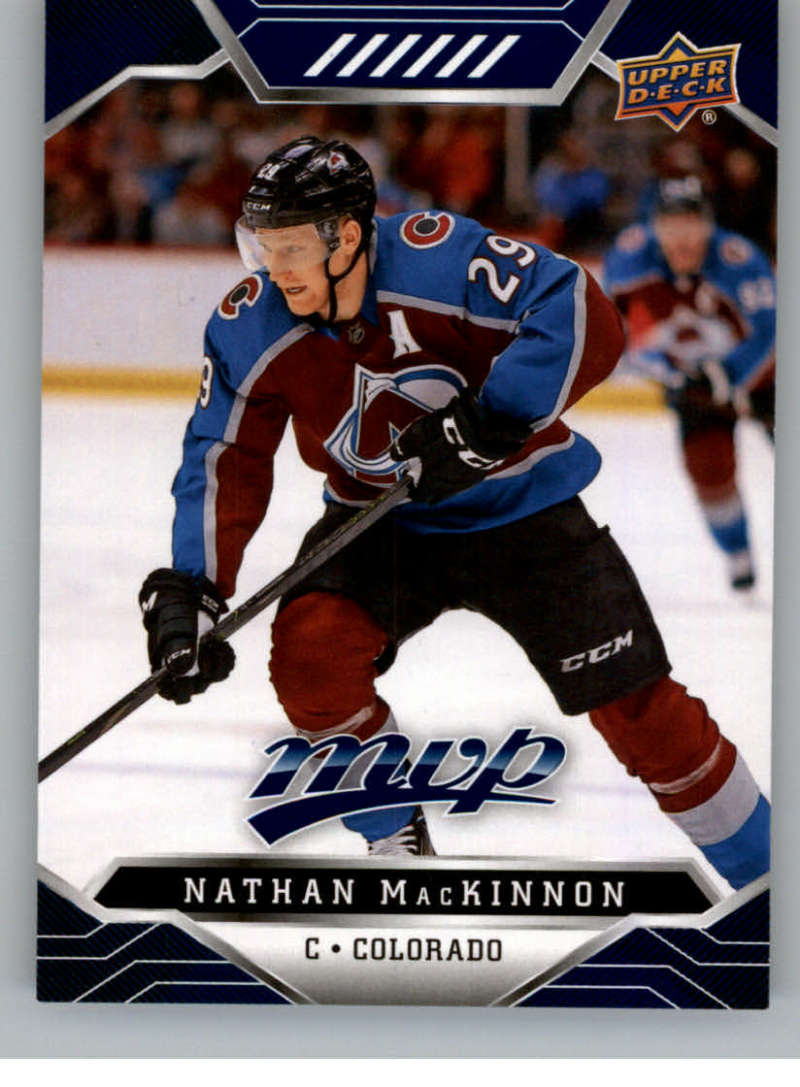 2019-20 Upper Deck MVP Blue #12 Nathan MacKinnon  Colorado Avalanche  V93591 Image 1
