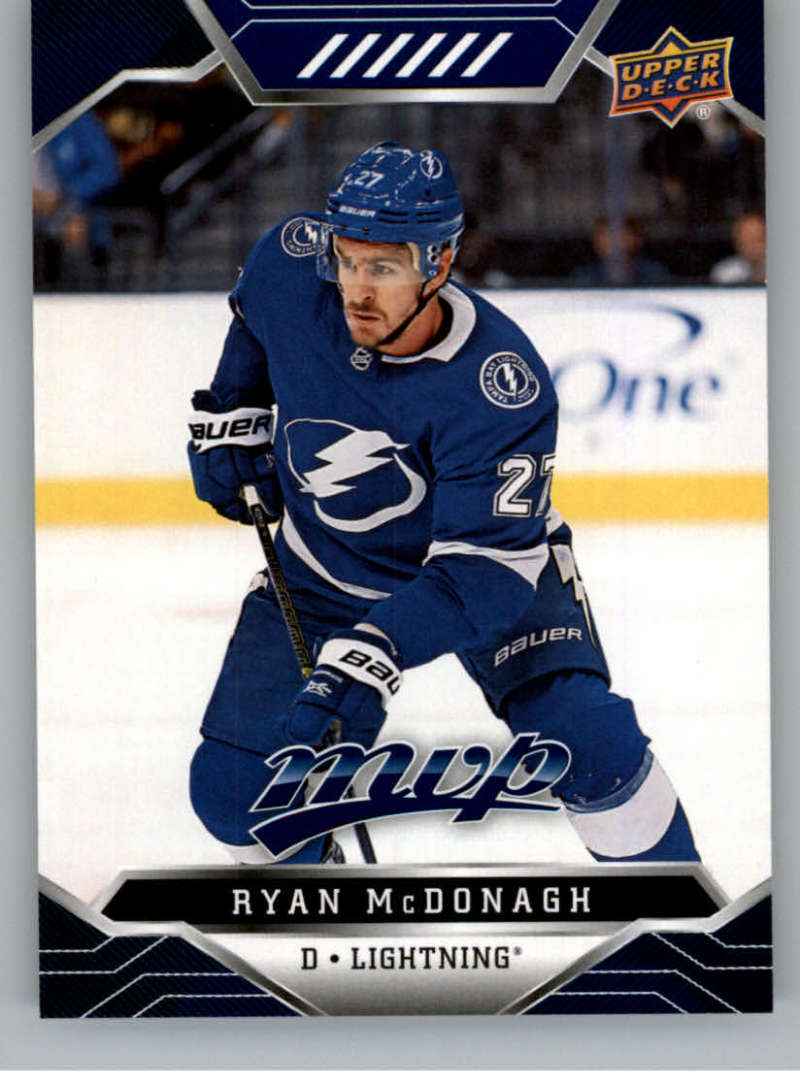 2019-20 Upper Deck MVP Blue #29 Ryan McDonagh  Tampa Bay Lightning  V93602 Image 1