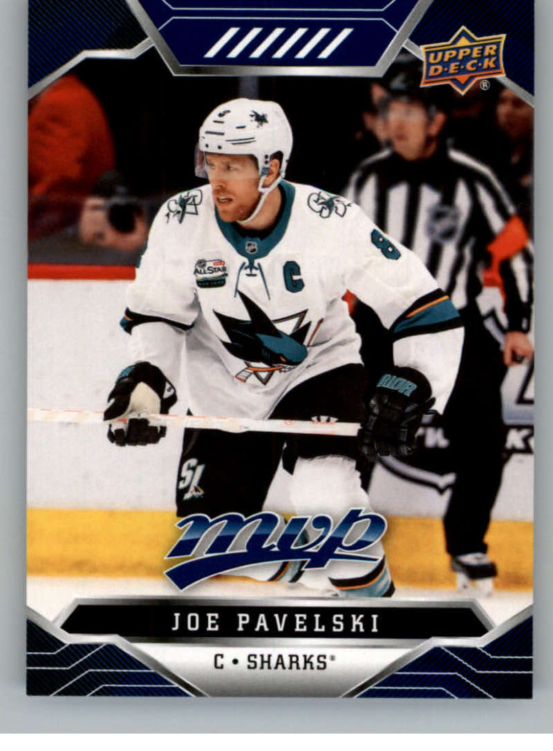 2019-20 Upper Deck MVP Blue #47 Joe Pavelski  San Jose Sharks  V93618 Image 1