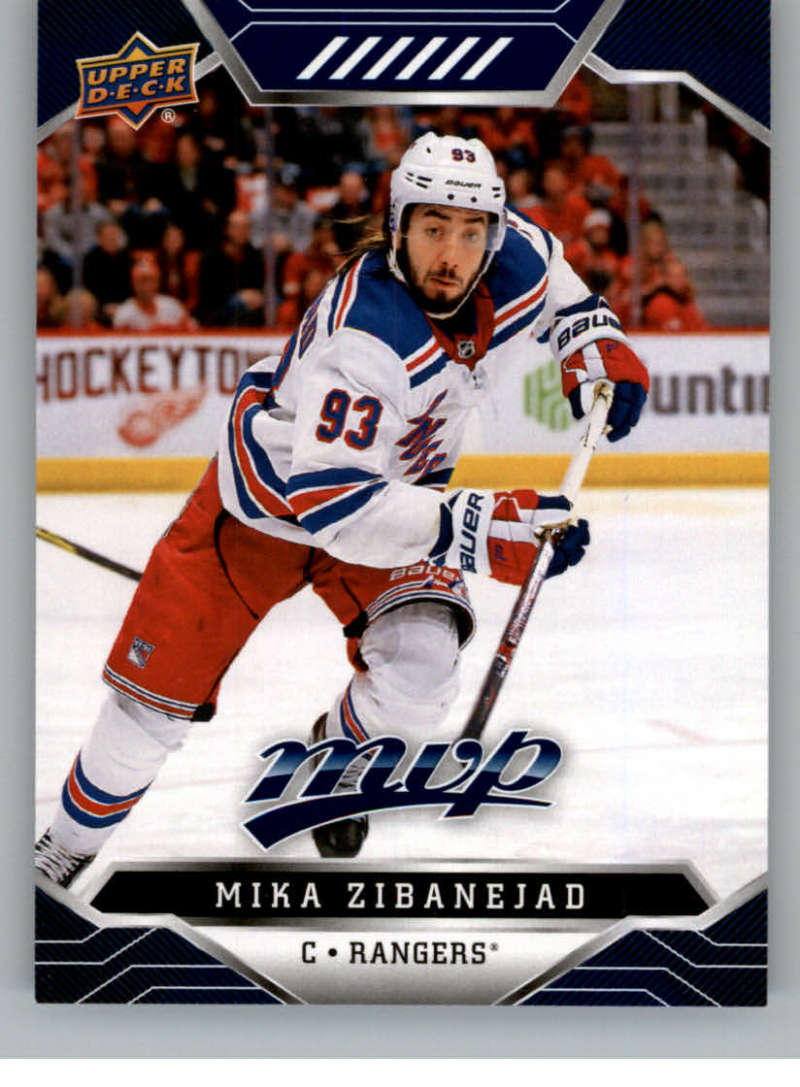 2019-20 Upper Deck MVP Blue #82 Mika Zibanejad  New York Rangers  V93641 Image 1
