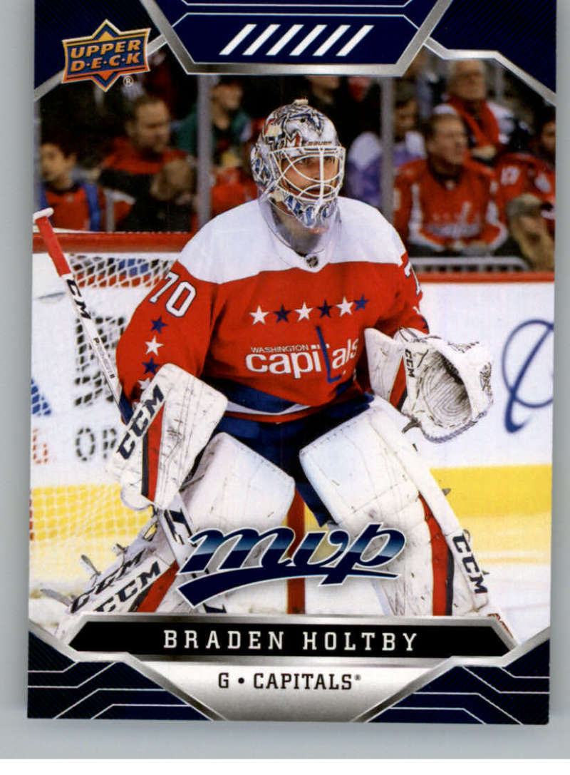 2019-20 Upper Deck MVP Blue #89 Braden Holtby  Washington Capitals  V93647 Image 1