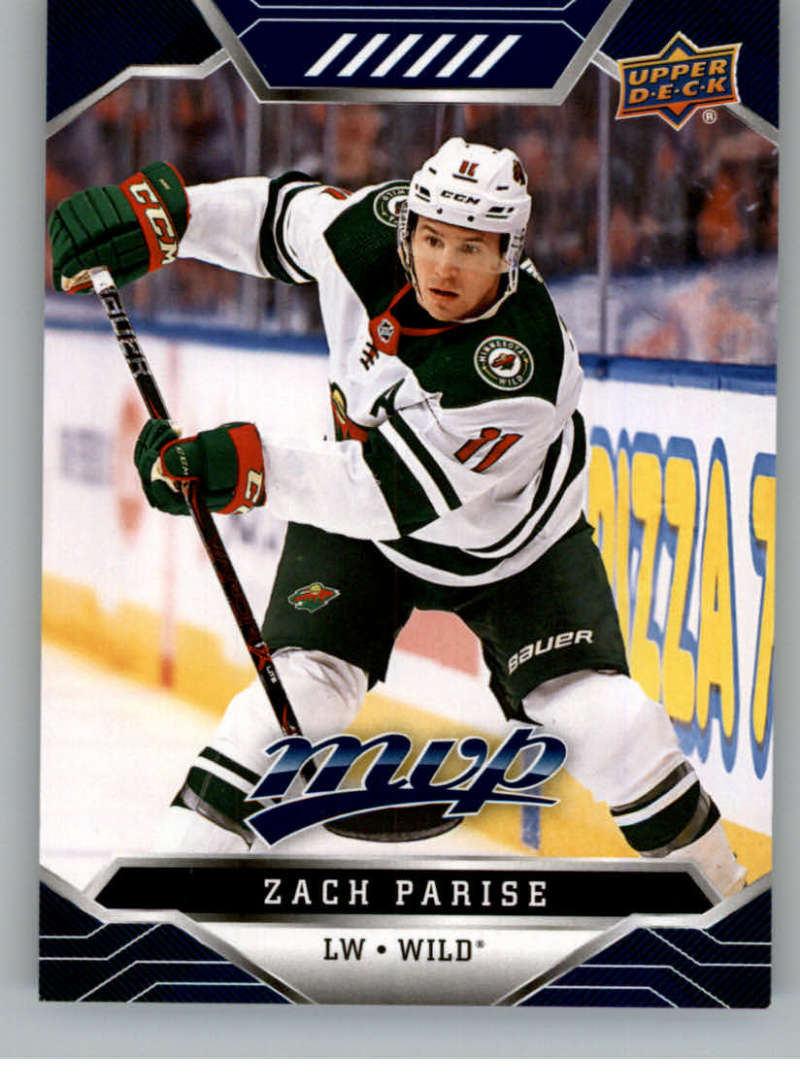 2019-20 Upper Deck MVP Blue #93 Zach Parise  Minnesota Wild  V93651 Image 1