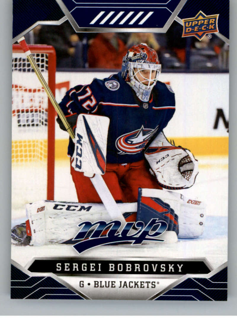 2019-20 Upper Deck MVP Blue #96 Sergei Bobrovsky  Columbus Blue Jackets  V93654 Image 1