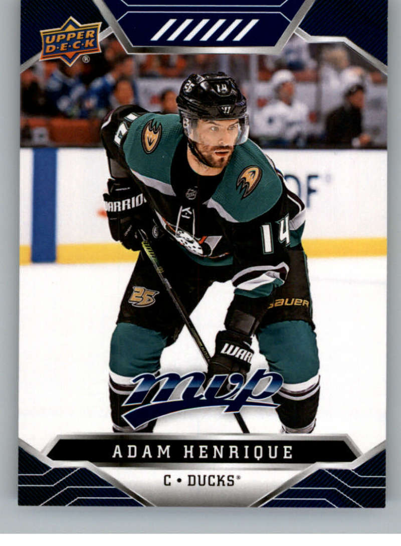 2019-20 Upper Deck MVP Blue #194 Adam Henrique  Anaheim Ducks  V93727 Image 1