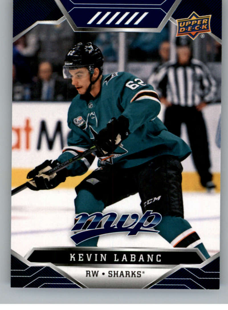 2019-20 Upper Deck MVP Blue #196 Kevin Labanc  San Jose Sharks  V93728 Image 1