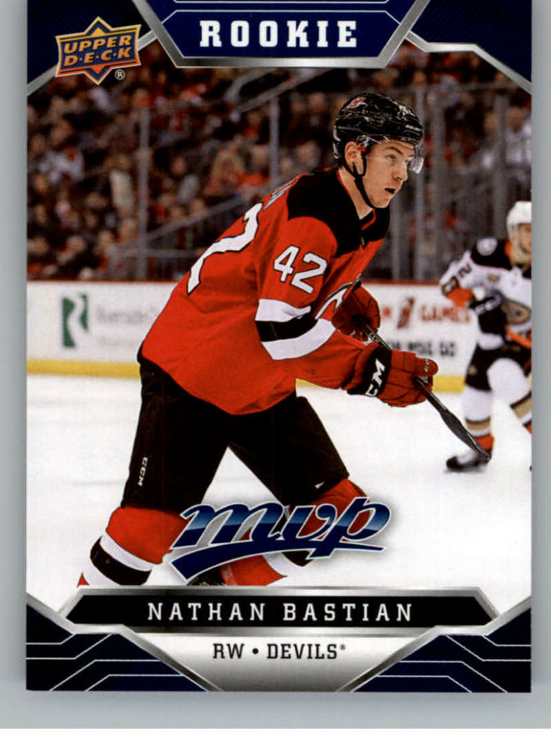 2019-20 Upper Deck MVP Blue #238 Nathan Bastian  New Jersey Devils  V93760 Image 1