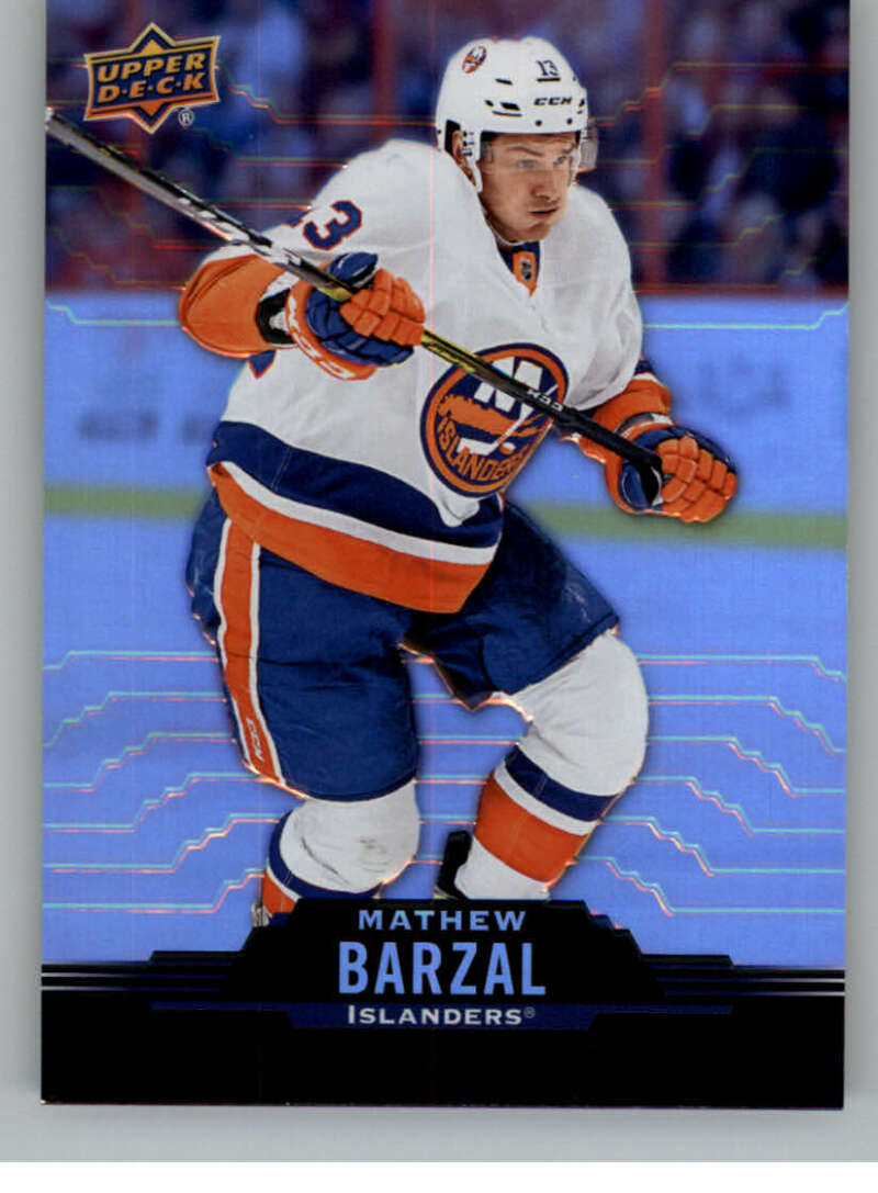 2020-21 Upper Deck Tim Hortons #13 Mathew Barzal  New York Islanders  Image 1
