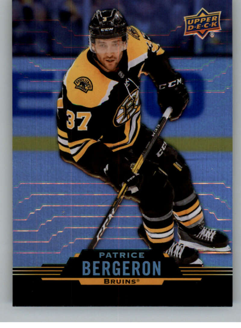 2020-21 Upper Deck Tim Hortons #75 Patrice Bergeron  Boston Bruins  Image 1