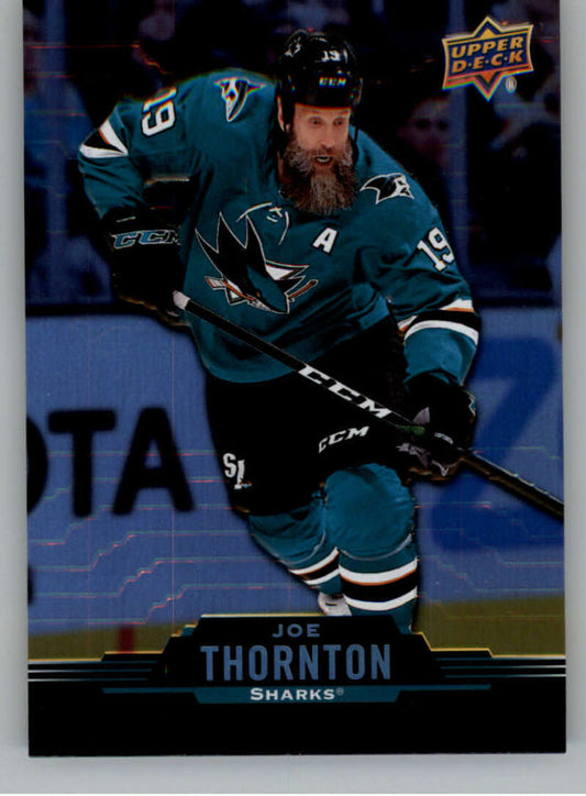 2020-21 Upper Deck Tim Hortons #102 Joe Thornton  San Jose Sharks  Image 1