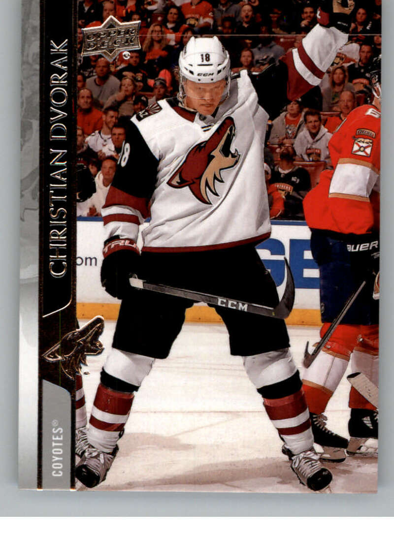 2020-21 Upper Deck Hockey #8 Christian Dvorak  Arizona Coyotes  Image 1