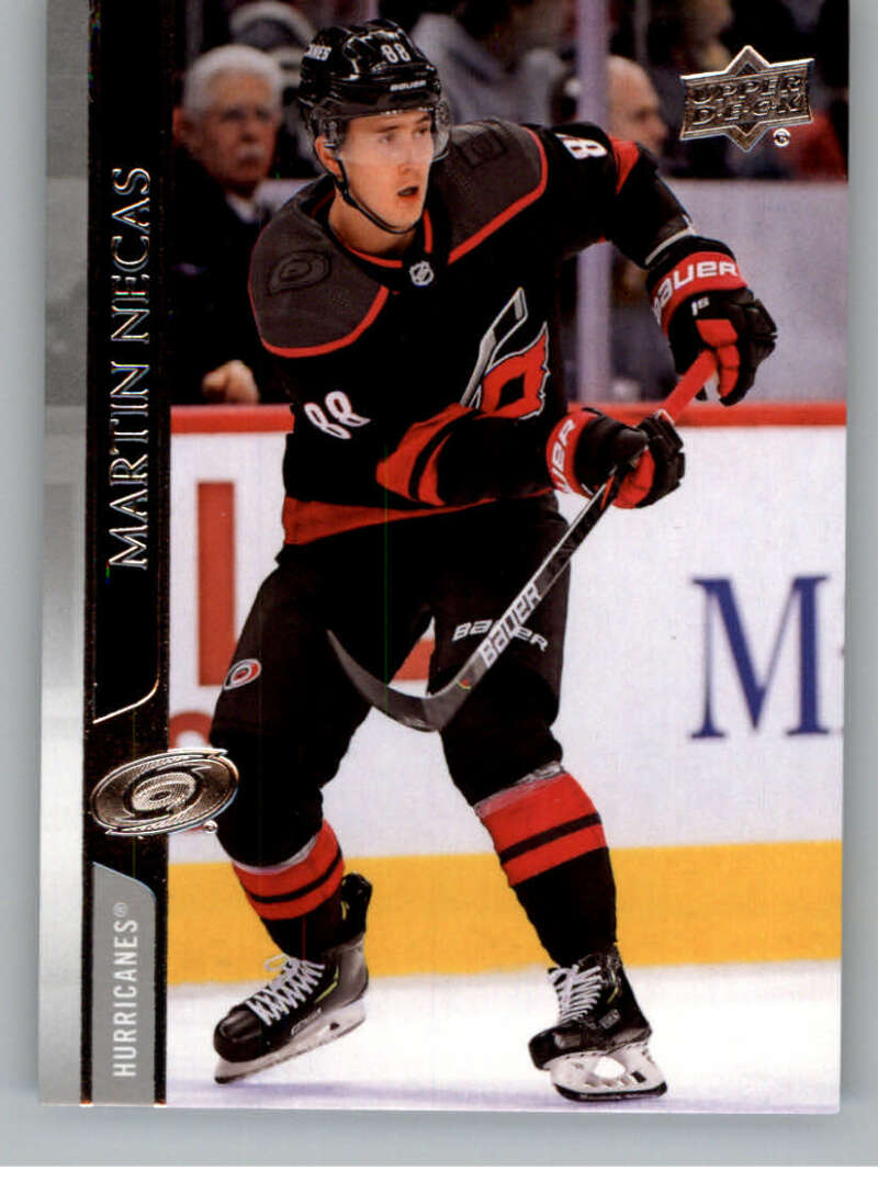 2020-21 Upper Deck Hockey #34 Martin Necas  Carolina Hurricanes  Image 1