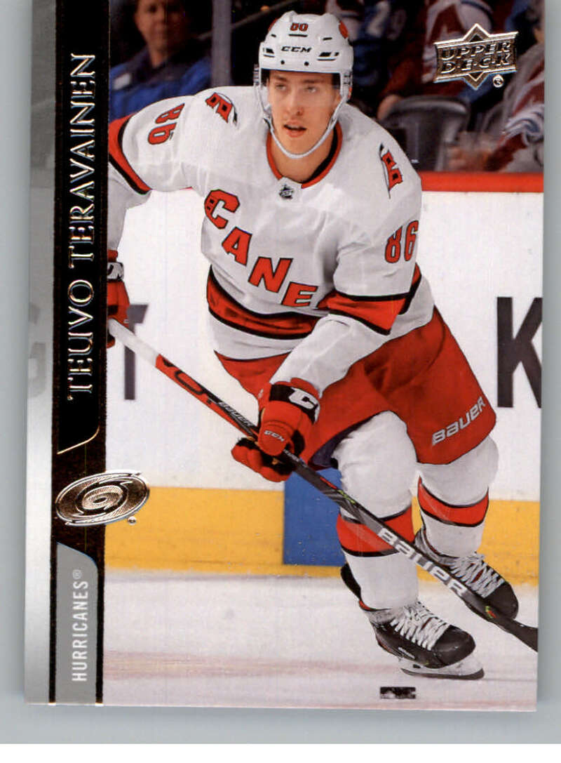 2020-21 Upper Deck Hockey #37 Teuvo Teravainen  Carolina Hurricanes  Image 1