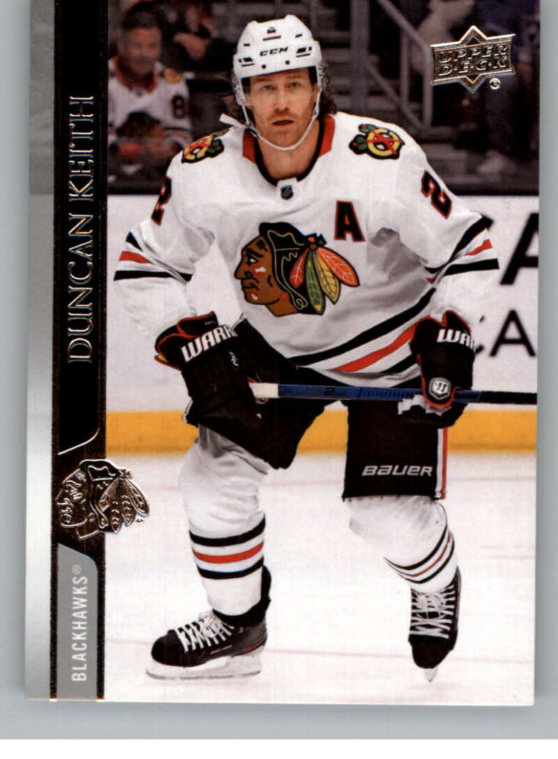 2020-21 Upper Deck Hockey #40 Duncan Keith  Chicago Blackhawks  Image 1