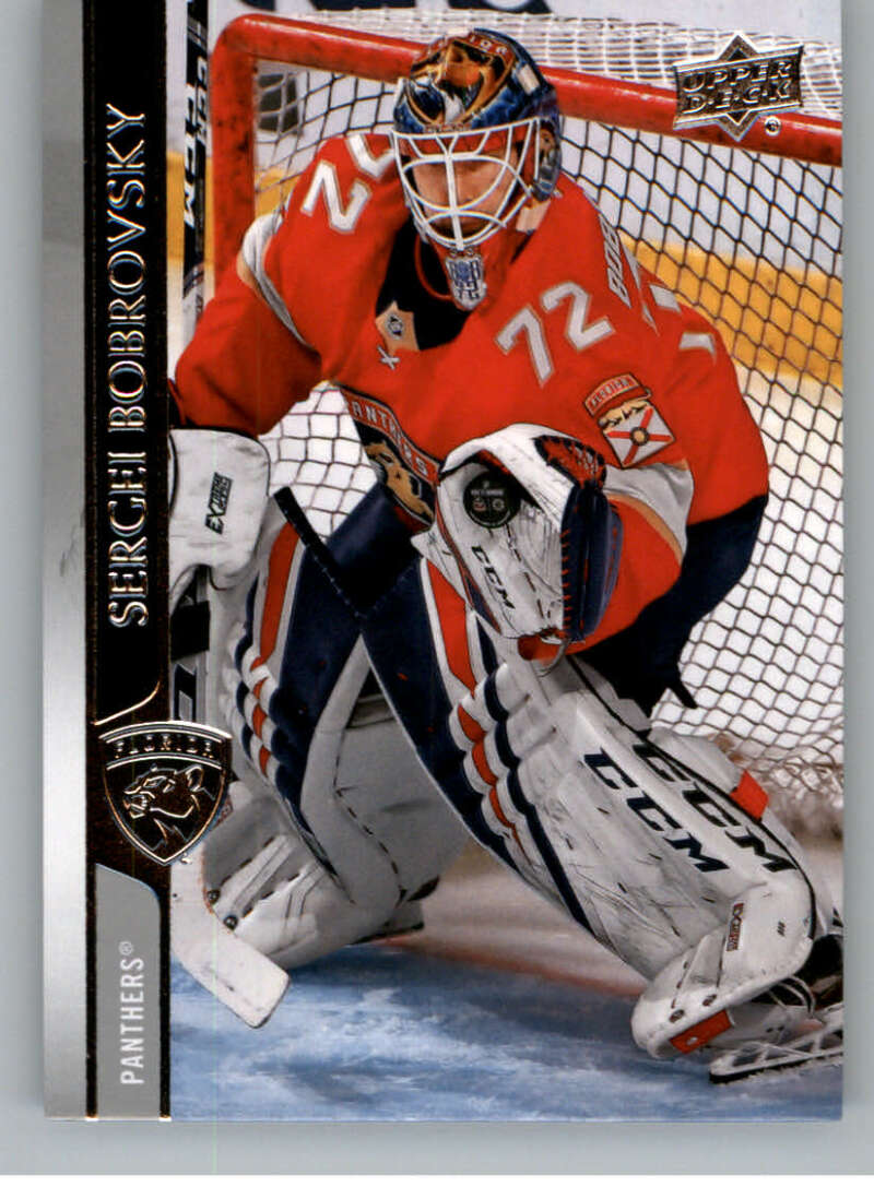 2020-21 Upper Deck Hockey #79 Sergei Bobrovsky  Florida Panthers  Image 1