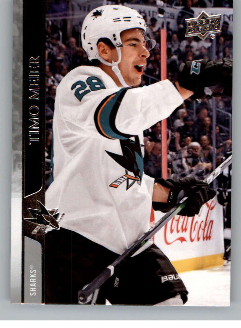 2020-21 Upper Deck Hockey #150 Timo Meier  San Jose Sharks  Image 1