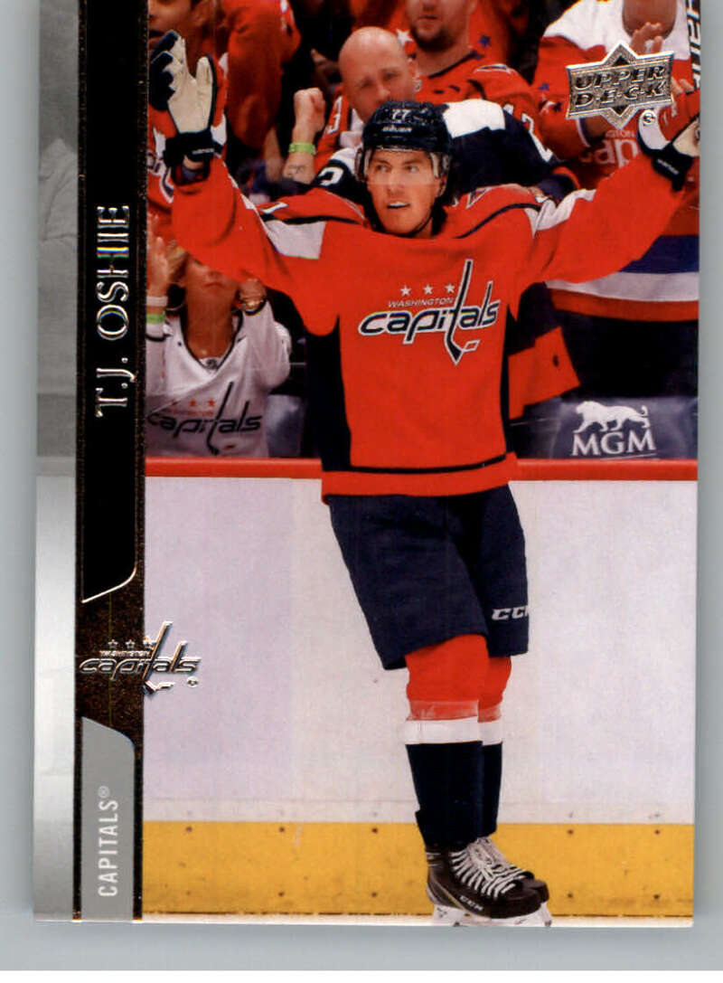 2020-21 Upper Deck Hockey #190 T.J. Oshie  Washington Capitals  Image 1