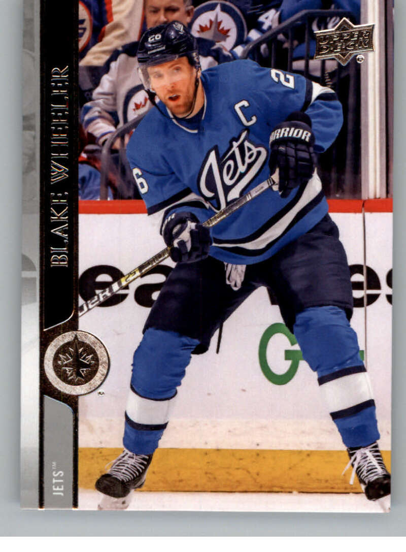 2020-21 Upper Deck Hockey #198 Blake Wheeler  Winnipeg Jets  Image 1