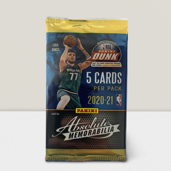 2020-21 Panini Absolute Memorabilia Basketball Trading Cards Pack